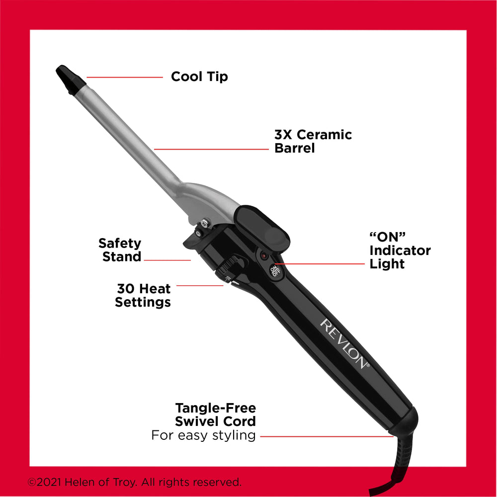Revlon Perfect Heat triple ceramic coating reduces styling damage