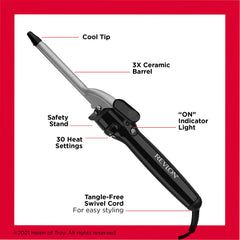 Revlon Perfect Heat triple ceramic coating reduces styling damage