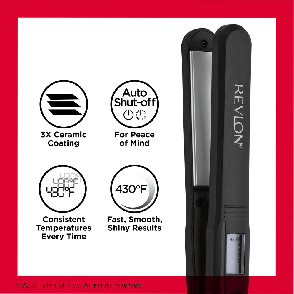 Revlon Perfect Heat True Grip Plates for smooth glide with no gaps.