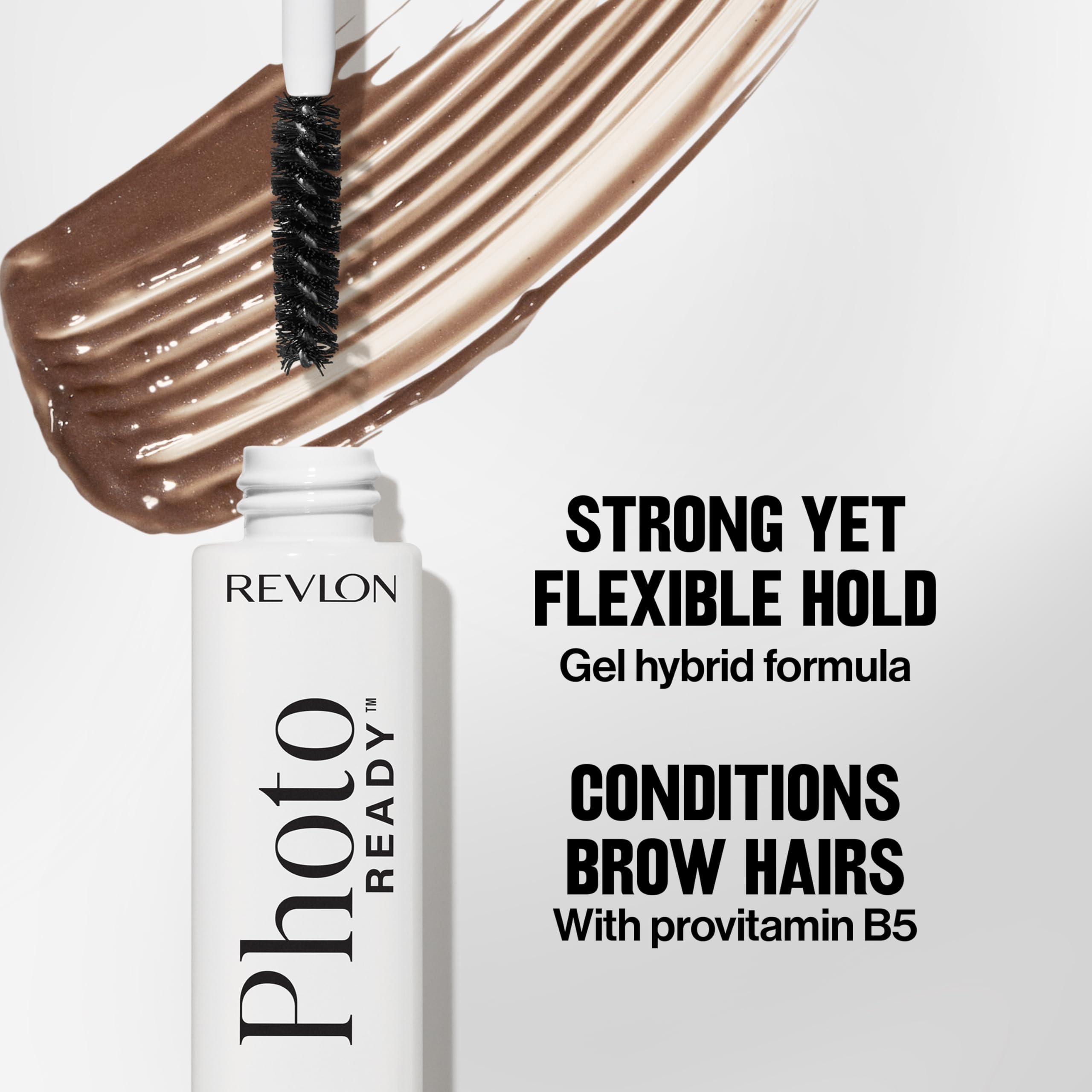 REVLON PhotoReady Lifting Brow Gel duración de hasta 24 horas.