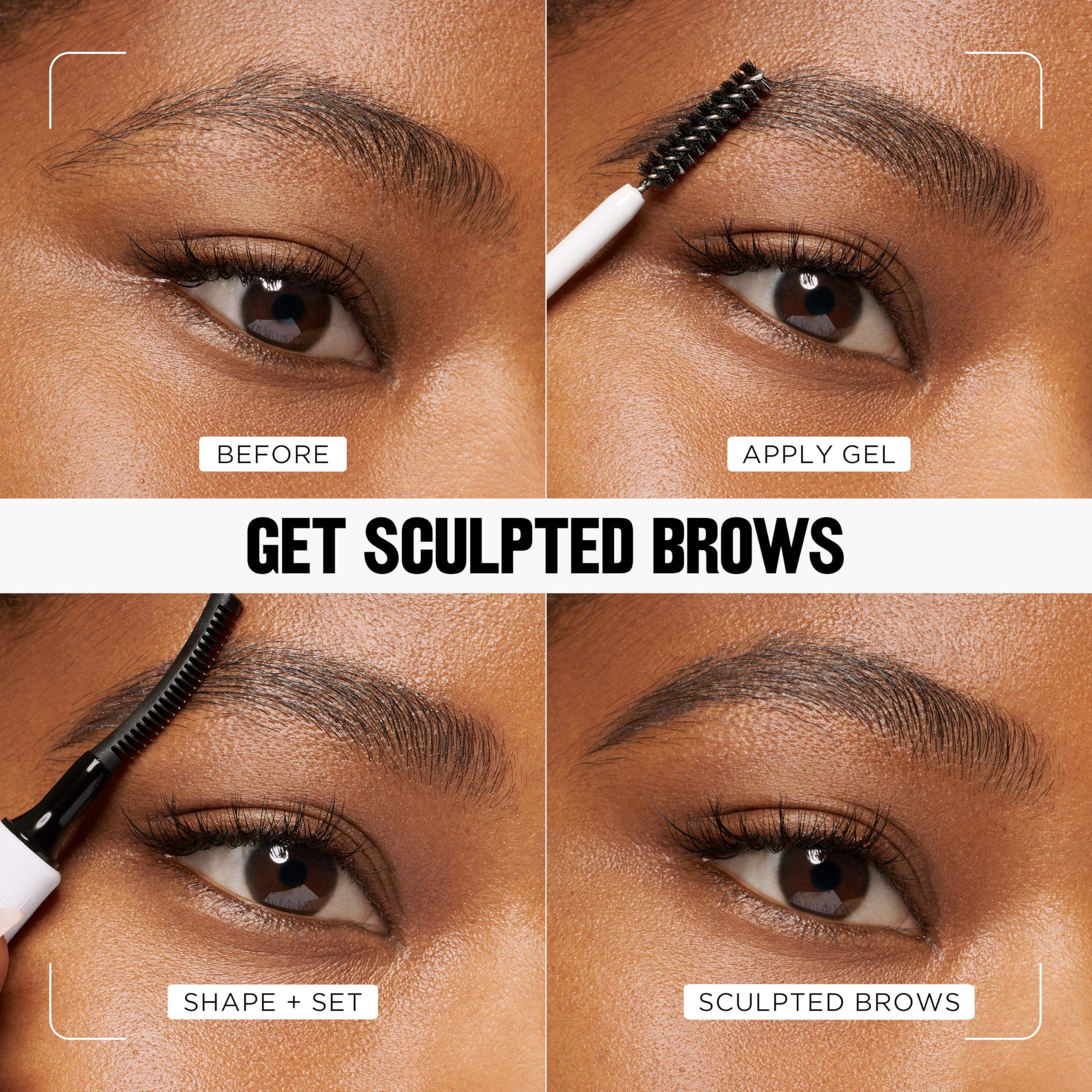 REVLON PhotoReady Lifting Brow Gel tono 802 Soft Taupe para cejas naturales.