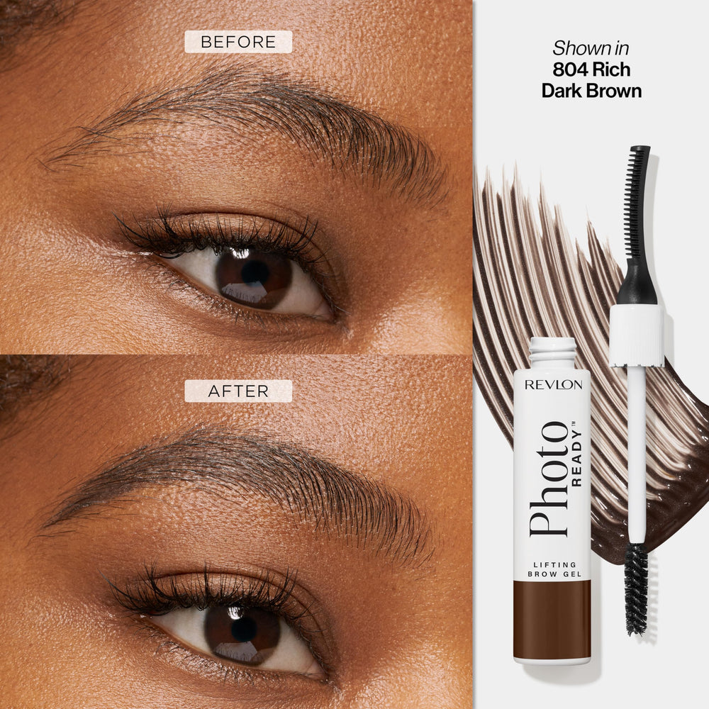 Textura ligera de REVLON PhotoReady Lifting Brow Gel para uso diario cómodo.