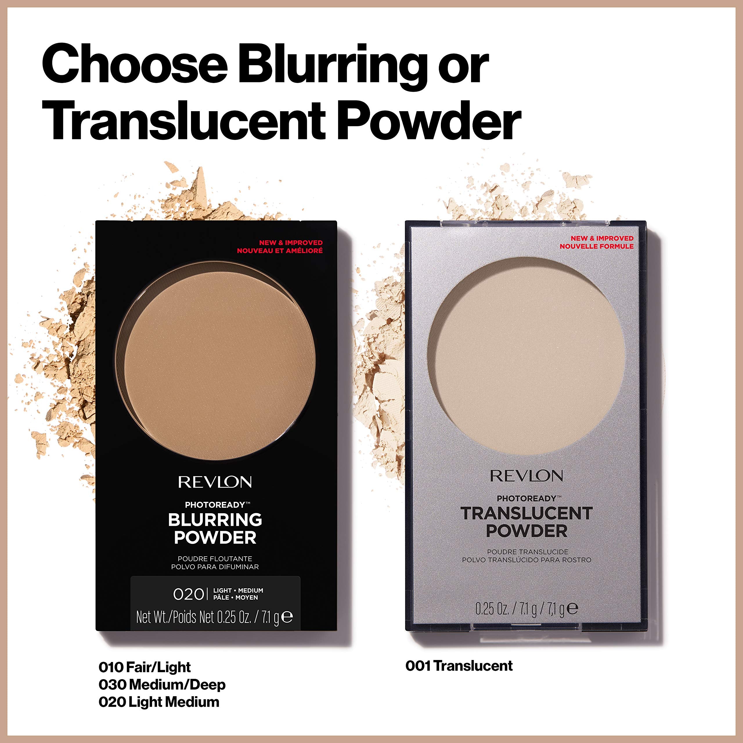 REVLON polvo difuminador tecnología de reflejo de luz para luminosidad