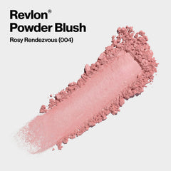 Revlon rubor en polvo Rosy Rendezvous realza pómulos con tono rosado suave