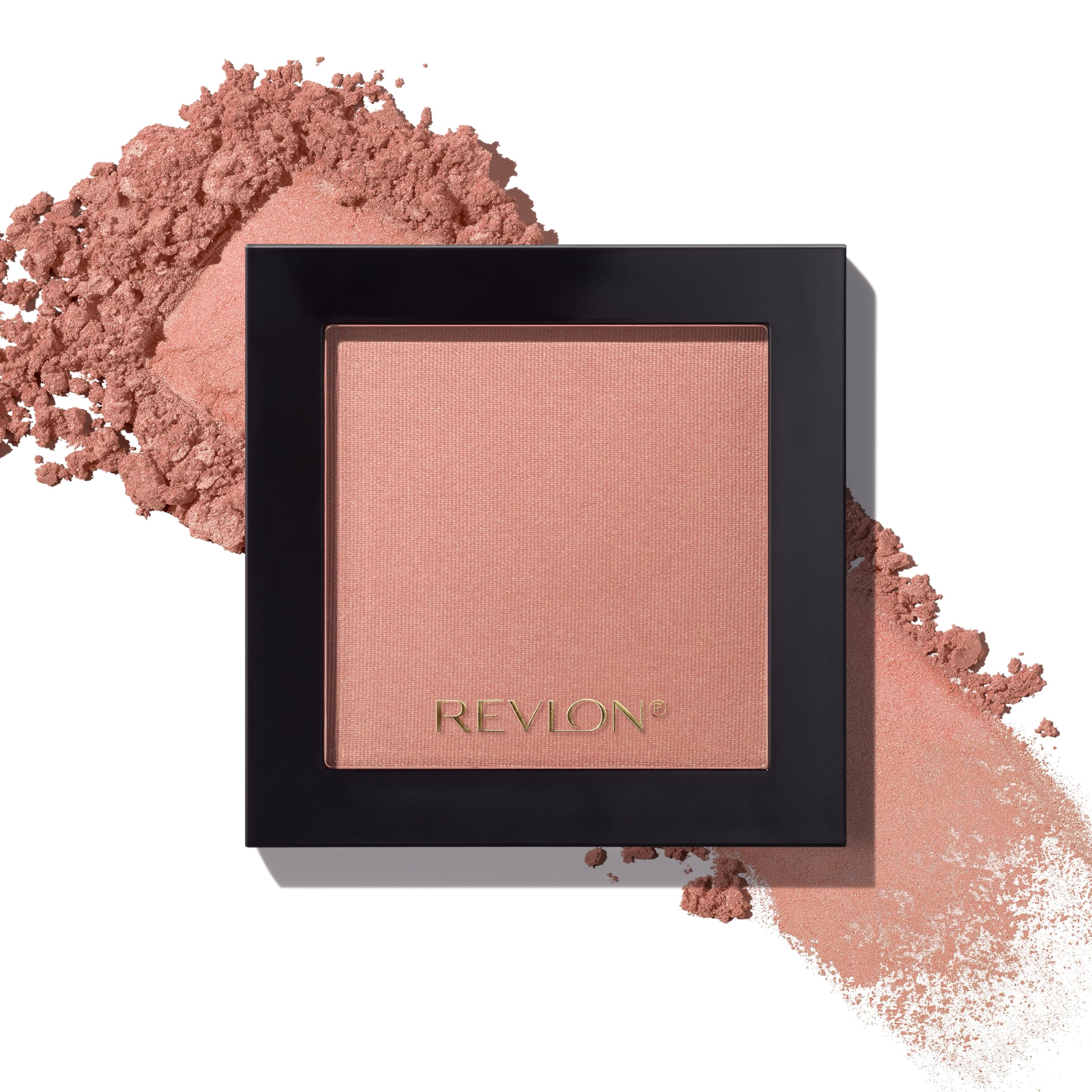 Revlon Powder Blush Naughty Nude compact showcasing rich color for a natural glow