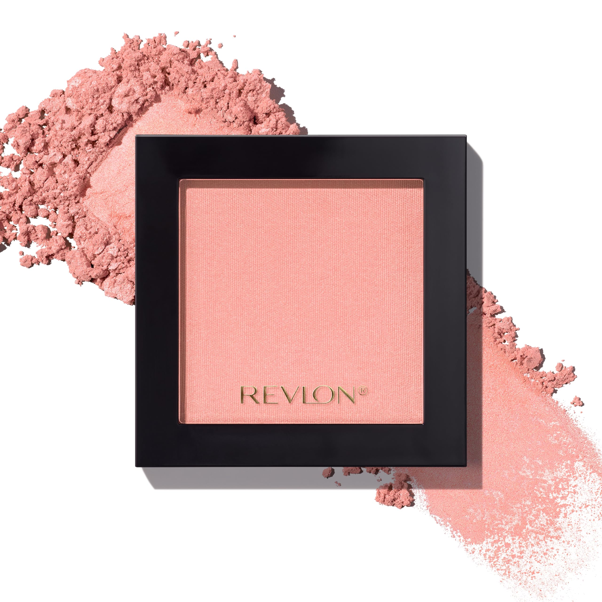 Revlon Powder Blush Oh Baby Pink compact demonstrates buildable color for day-to-night looks