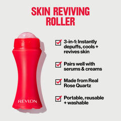 Uso diario con el rodillo Revlon para despertar la piel.