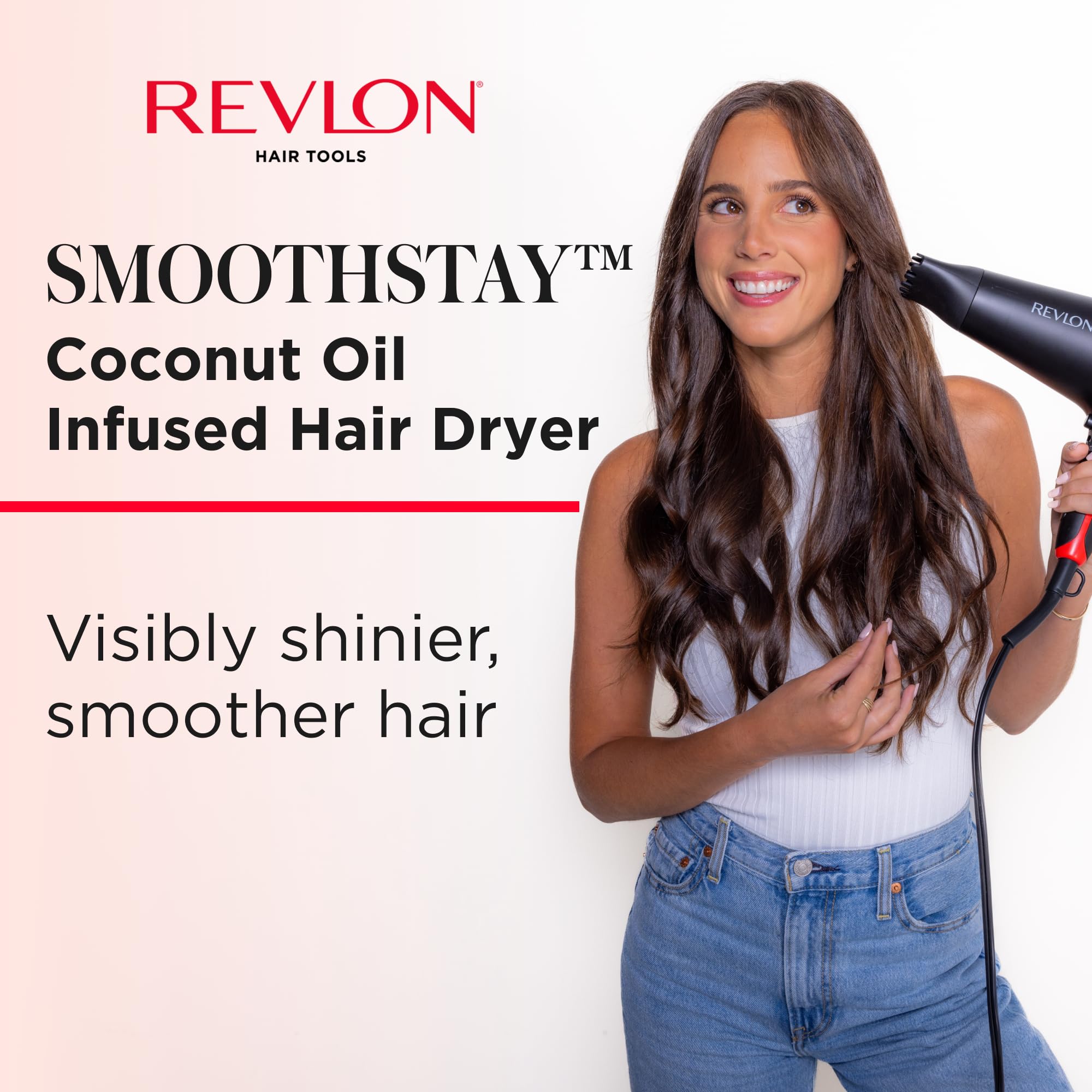 REVLON SmoothStay concentrator attachment for sleek, smooth blowouts.