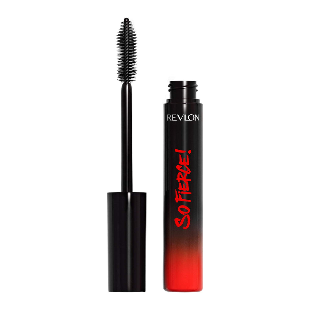 Revlon So Fierce Mascara wand closeup for precise, clump-free application.