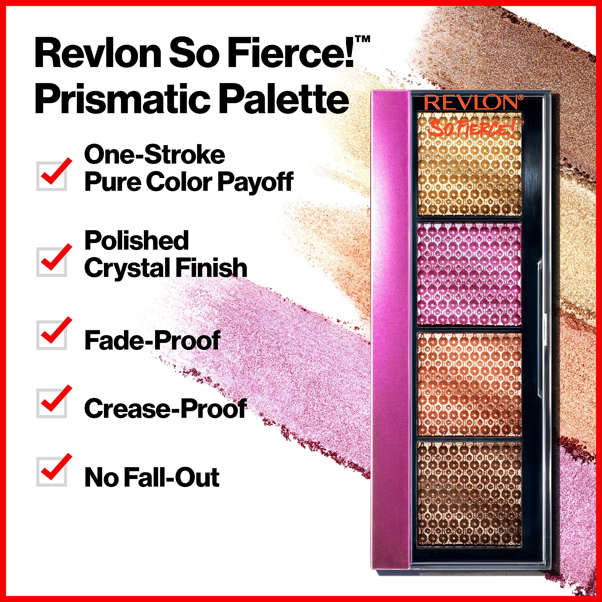 REVLON So Fierce Paleta Prismática sombras prismáticas para looks ahumados duraderos