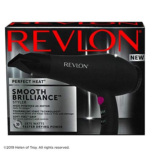 Revlon soft-feel grip for comfortable extended styling sessions