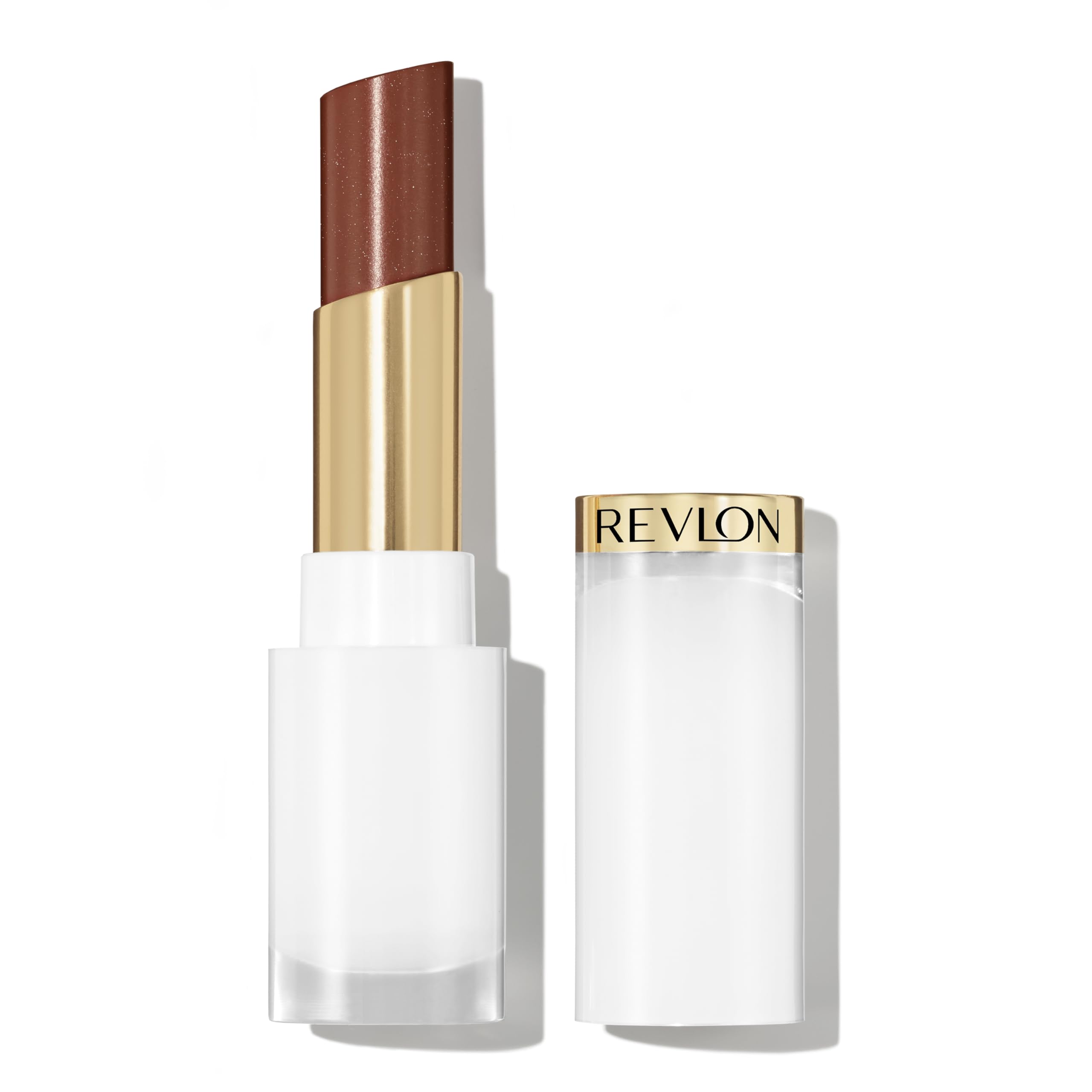 REVLON bálsamo brillo vidrioso: empaque y aplicacion para labios hidratados