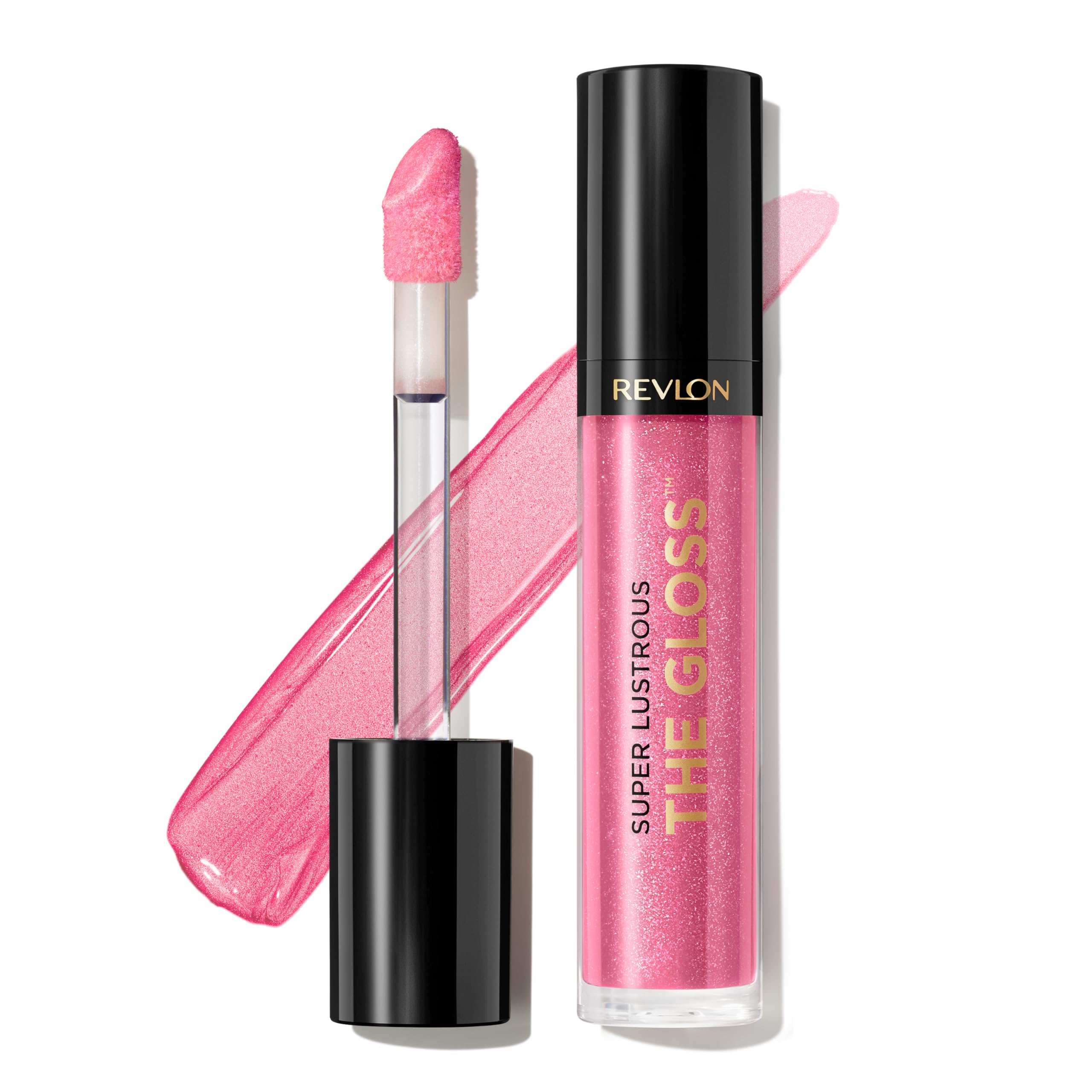 Revlon Super Lustrous Pinkissimo 210, color intenso y hidratación suave para los labios.