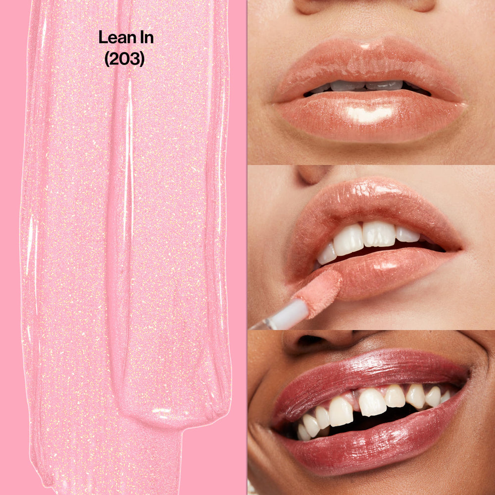 REVLON Super Lustrous Lip Gloss: aplicador grande para cobertura uniforme