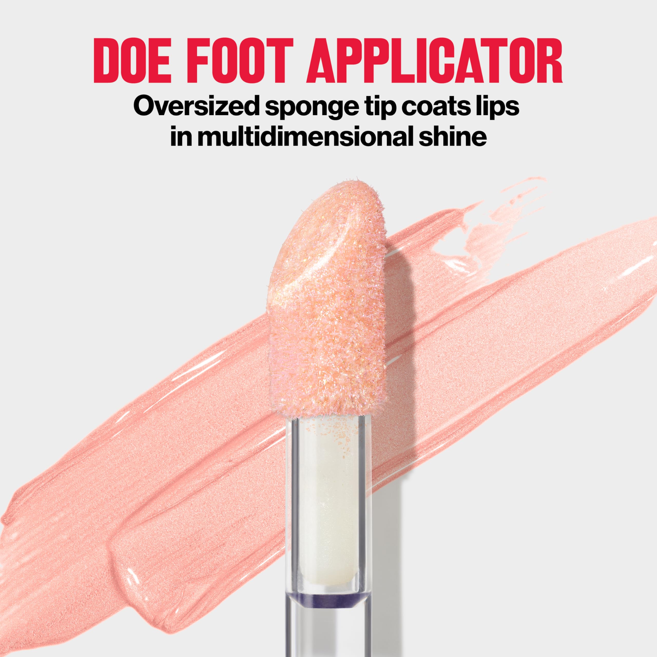 Glossy, pigment-rich swatch emphasizes deep shine and color payoff
