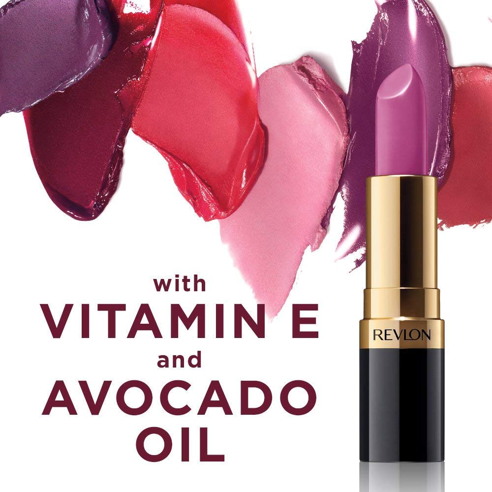 REVLON Super Lustrous Lipstick 72-shade collection for versatile looks.