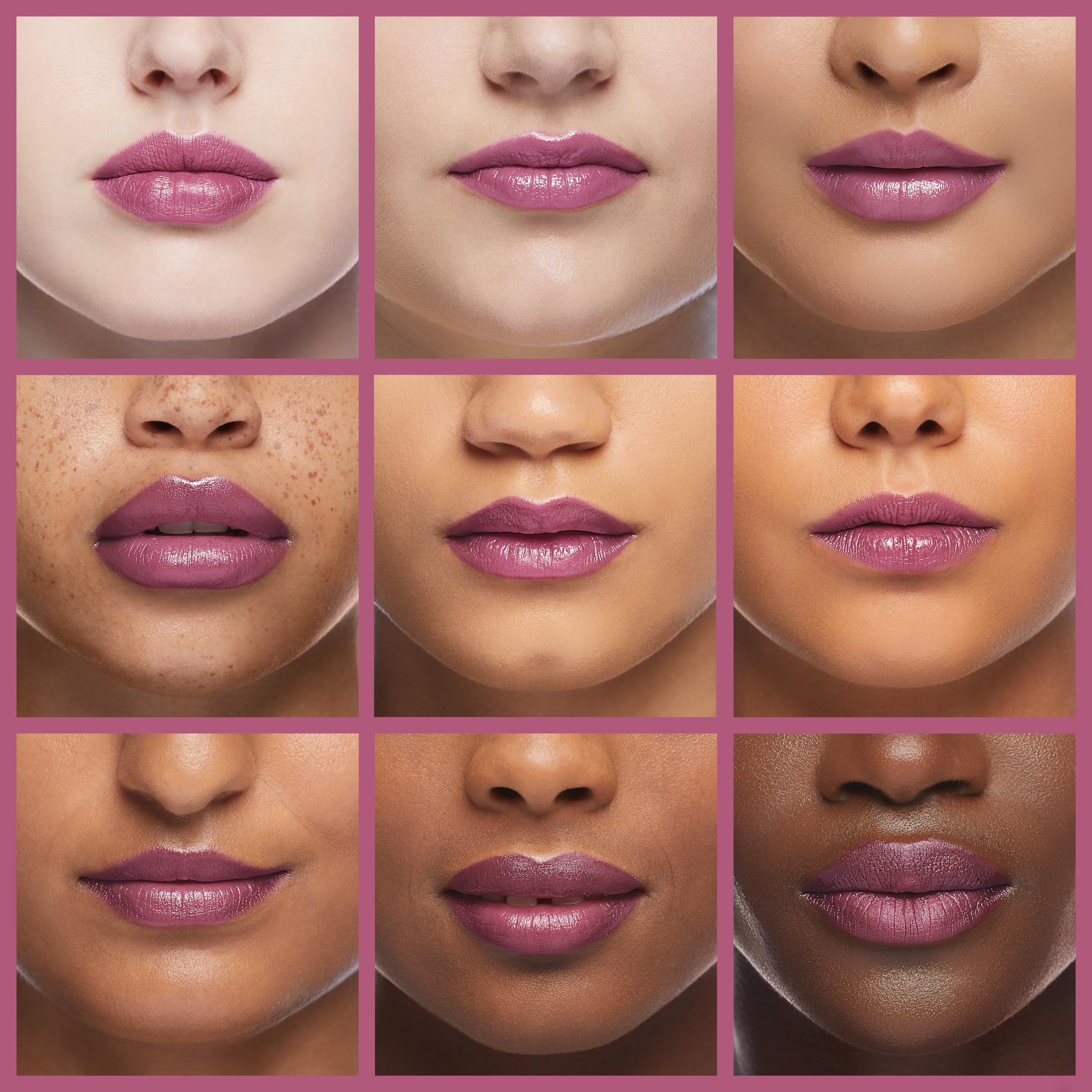 Revlon Berry Haute on lips, even coverage and smooth glide