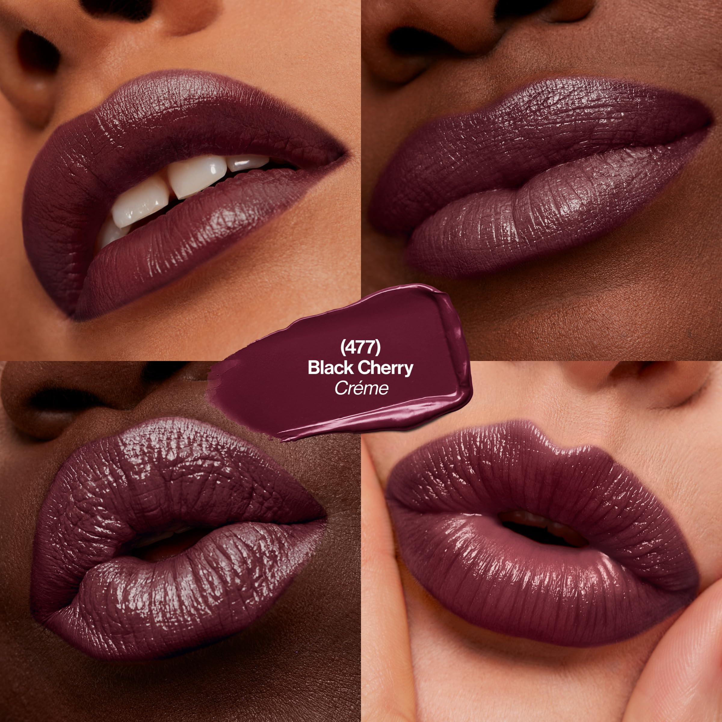 Close-up of creamy texture and smooth glide on lips.