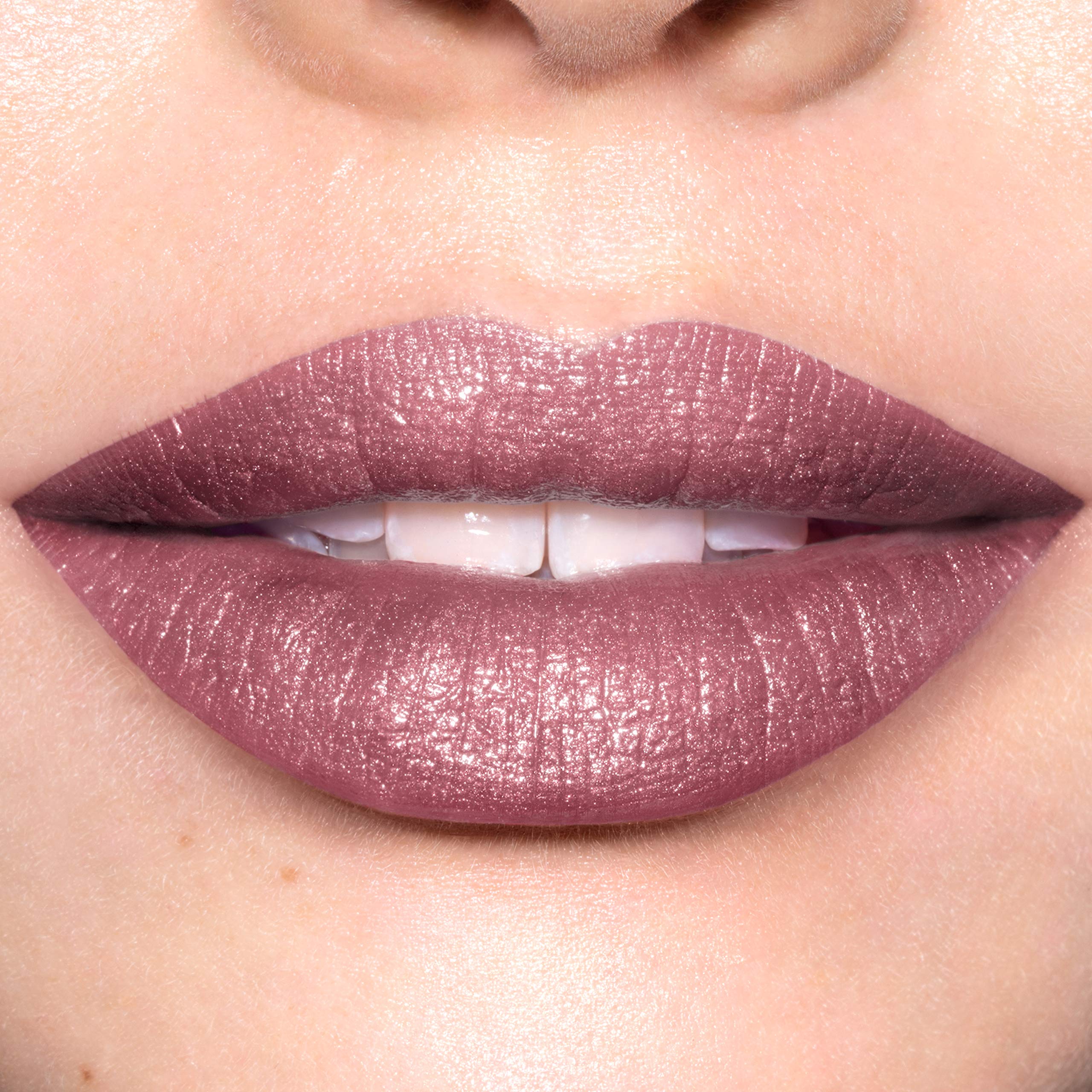 Revlon Super Lustrous Lipstick application on lips, soft, hydrated comfort.