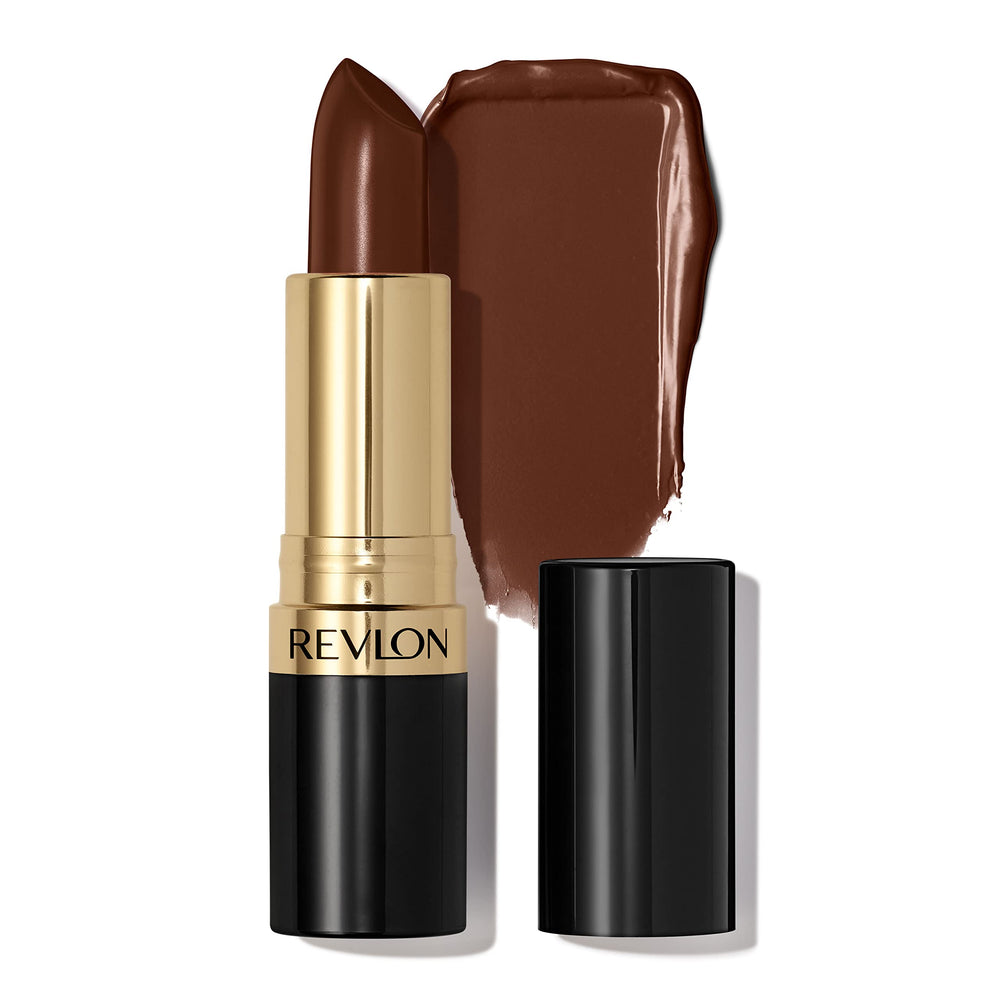 REVLON Super Lustrous Lipstick creamy texture for smooth glide and vibrant color in one swipe.