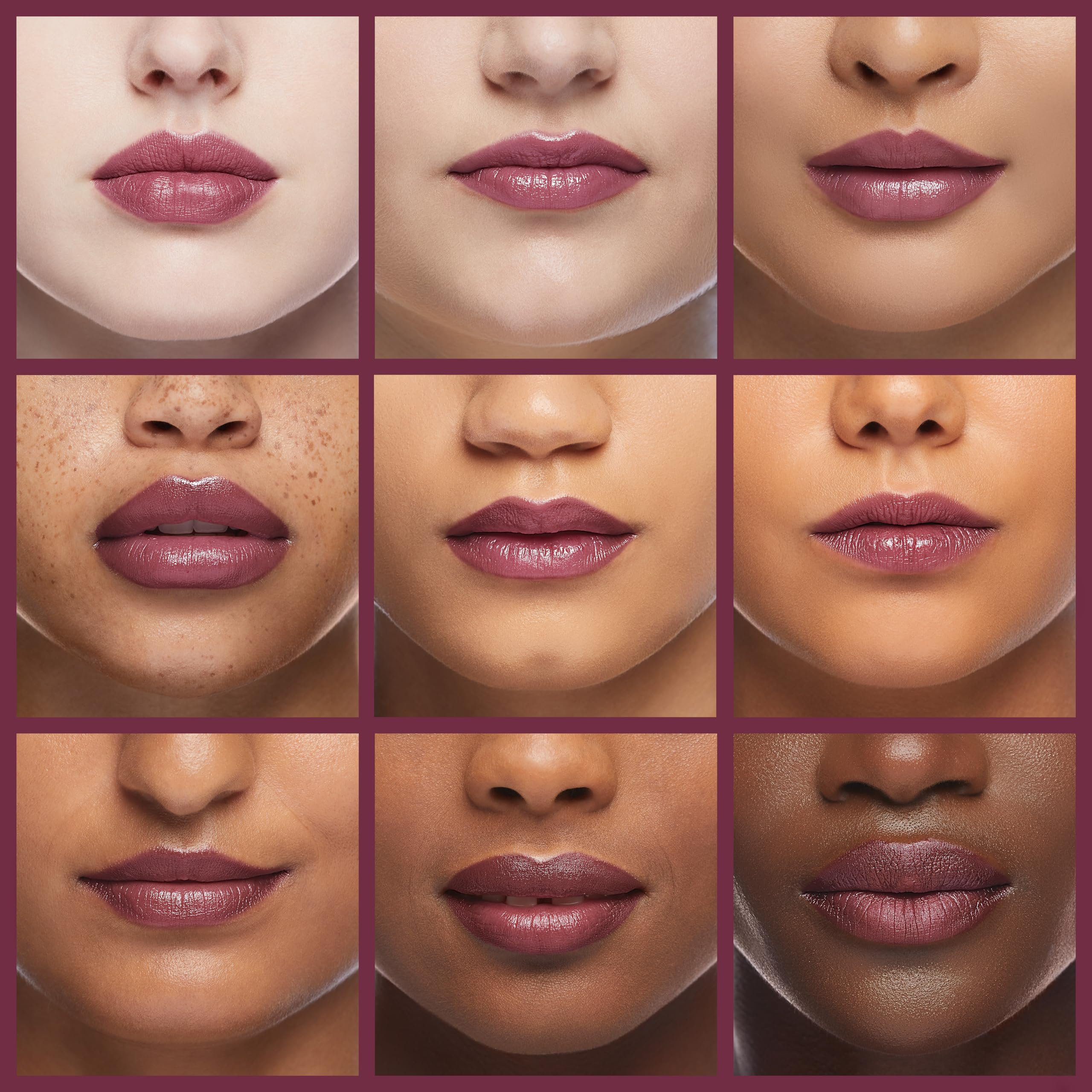 REVLON Iced Amethyst matte finish swatch highlights bold, long-wearing shade