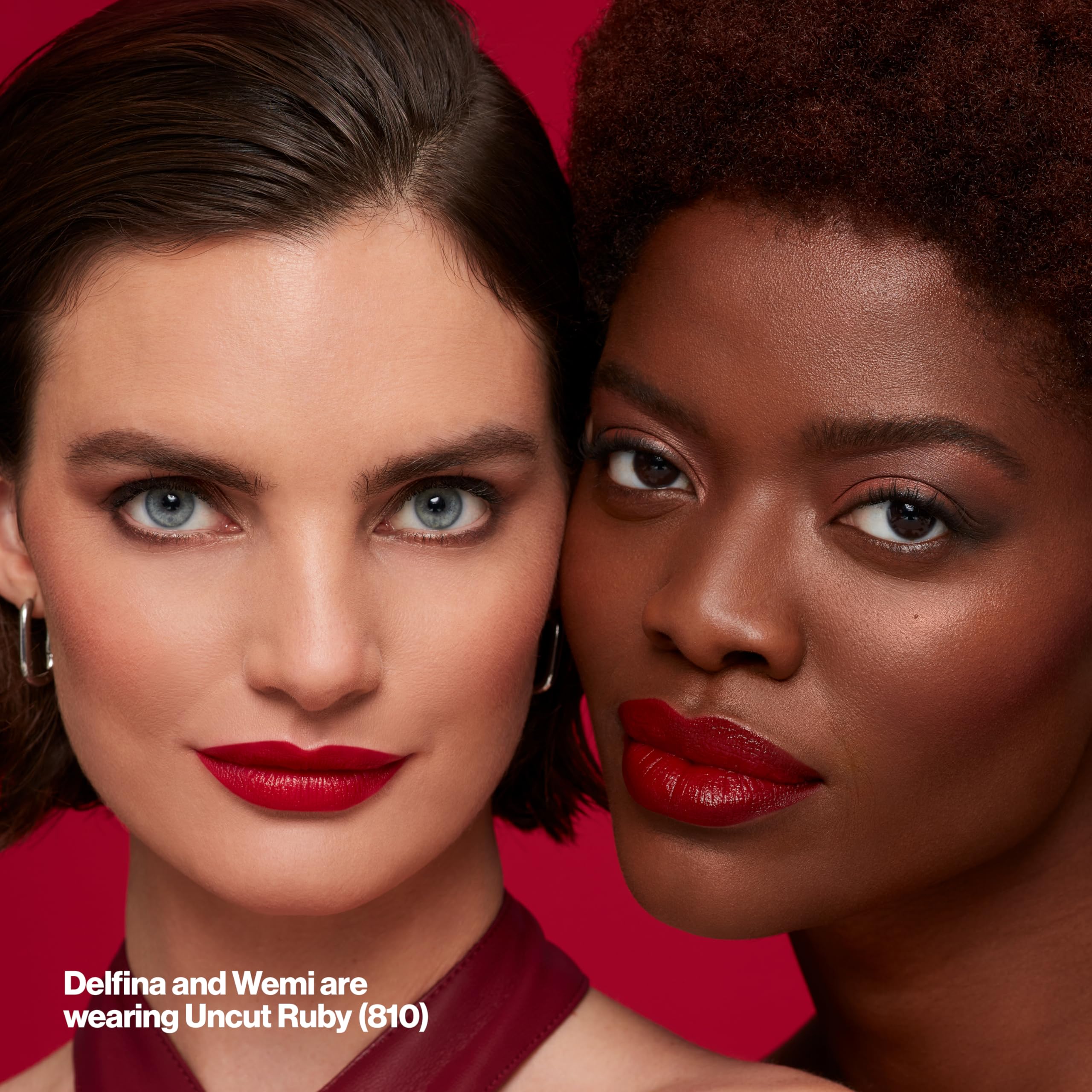 REVLON Super Lustrous Lipstick compact design demonstrates portability and easy reapplication.