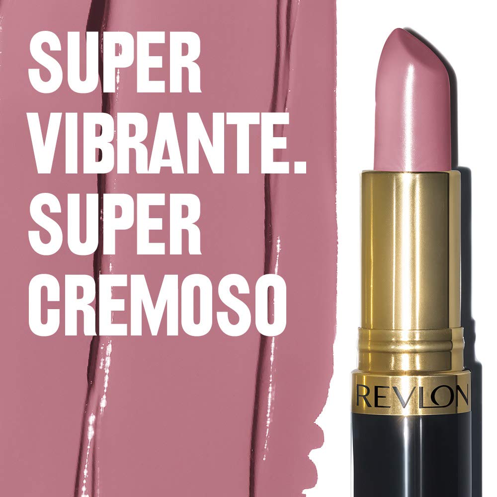 Revlon Super Lustrous Lipstick Primrose 668 display emphasizes color payoff and everyday wearability.