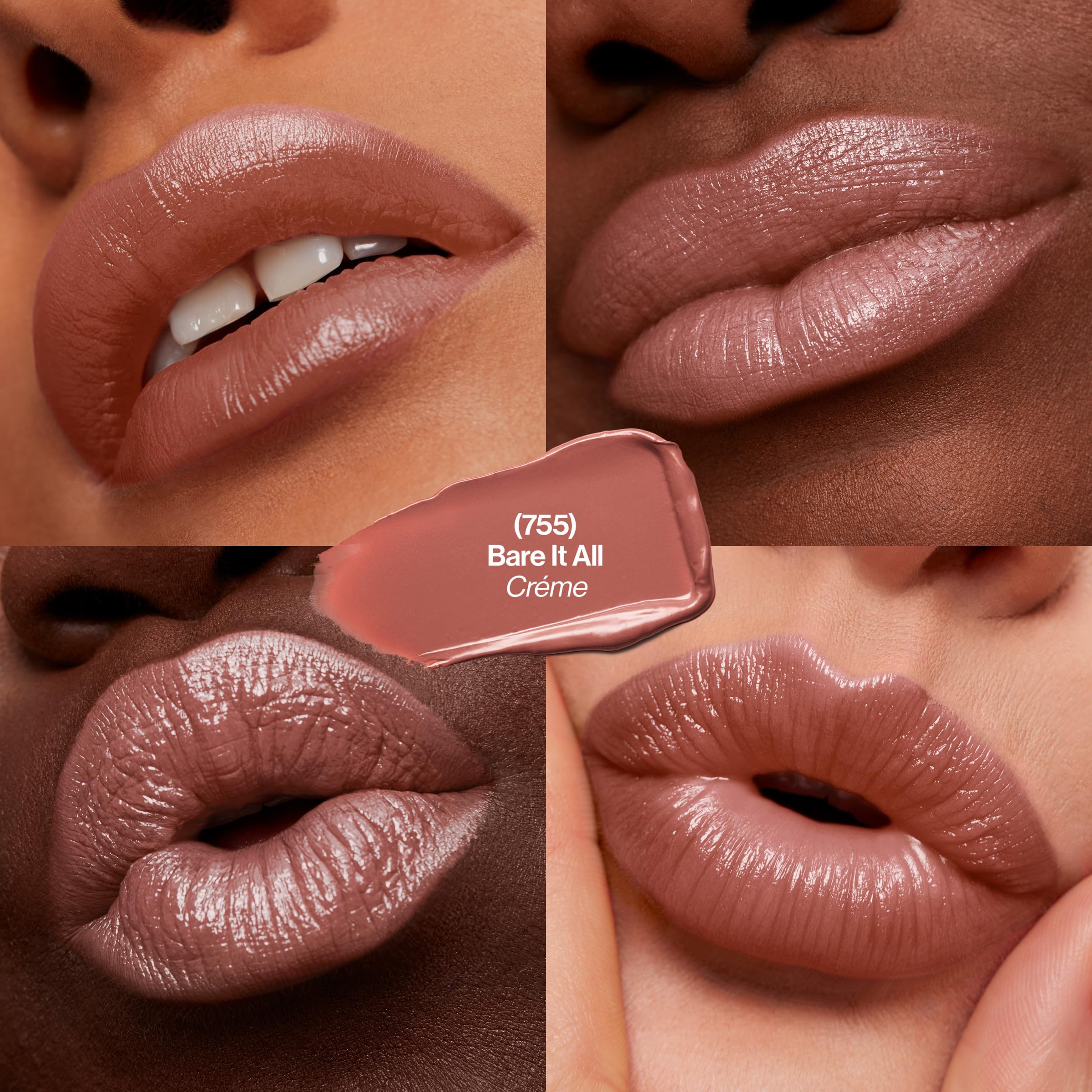 Uncut Ruby swatch offers bold pigment for statement moments.