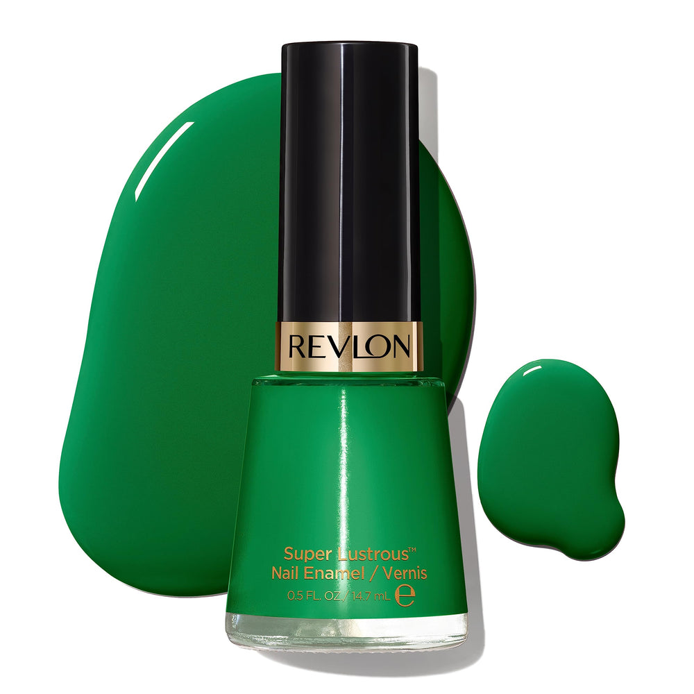 Revlon Super Lustrous Nail Polish 571 Posh bottle highlights rich color and glossy finish.