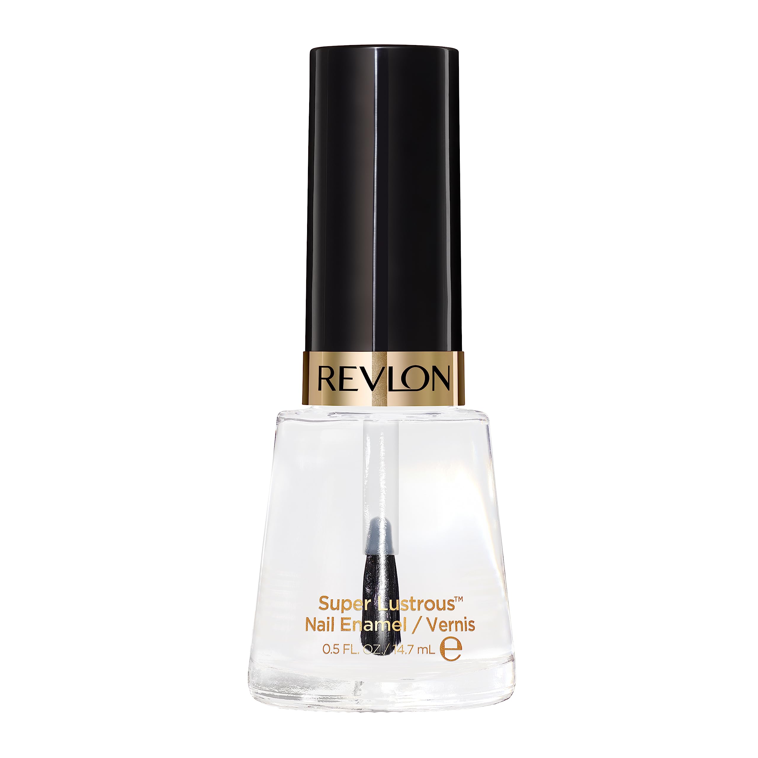 Revlon Super Lustrous Nail Polish chip-defiant brush stroke demonstrating lasting wear