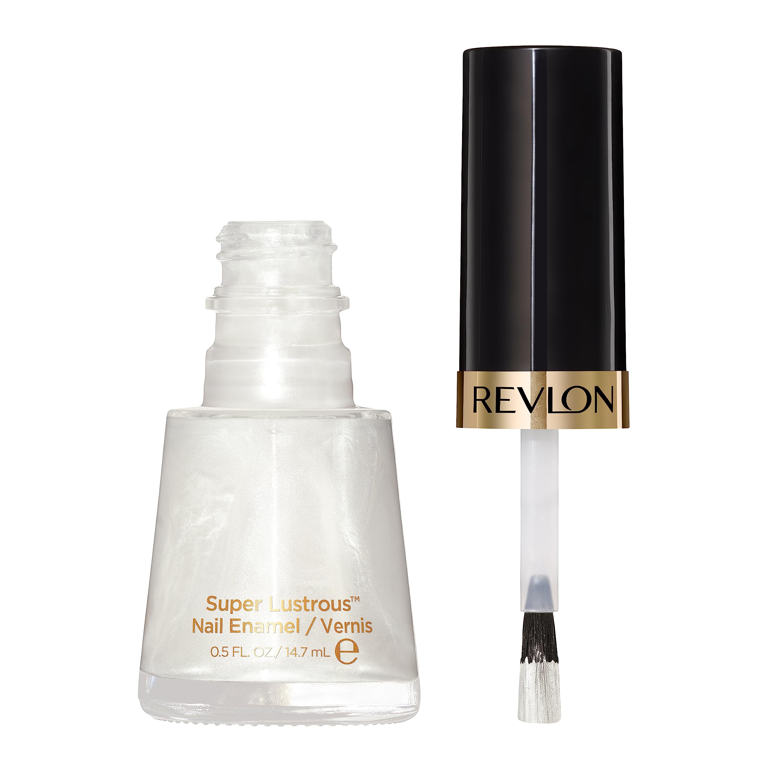 REVLON Super Lustrous Nail Polish with chip-defiant tech supports longer wear.