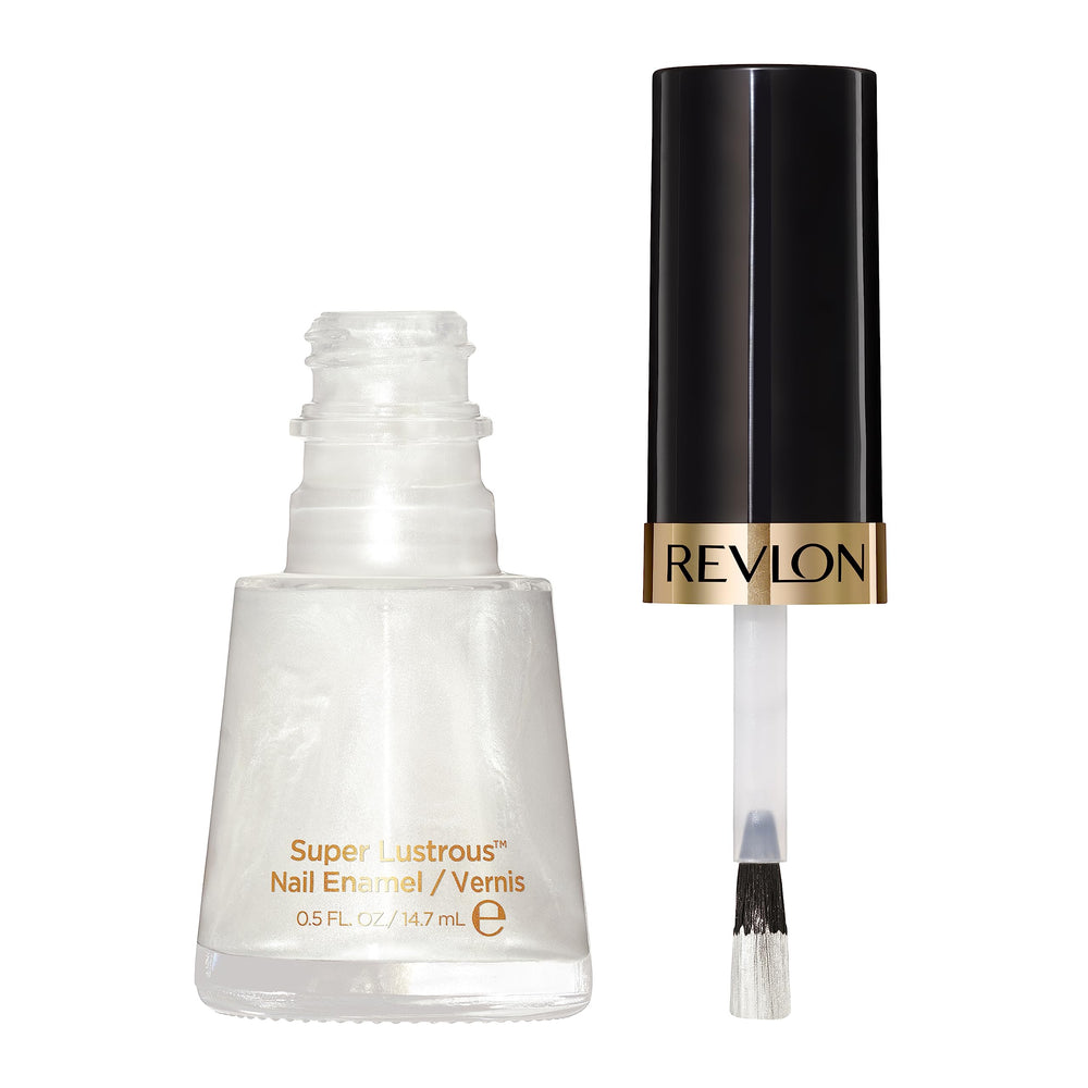 REVLON Super Lustrous Nail Polish with chip-defiant tech supports longer wear.