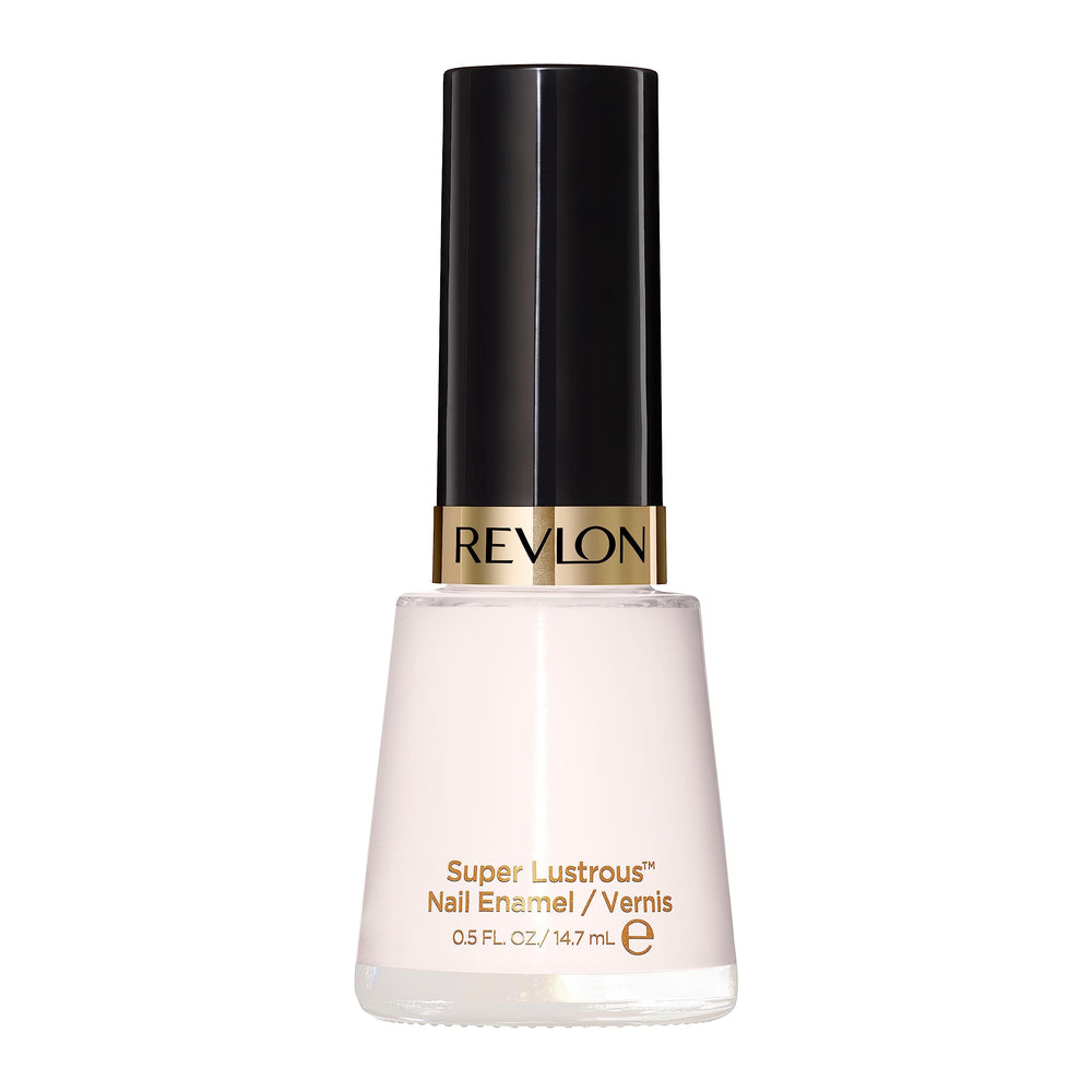 Revlon Super Lustrous high-shine bottle highlights glossy color.