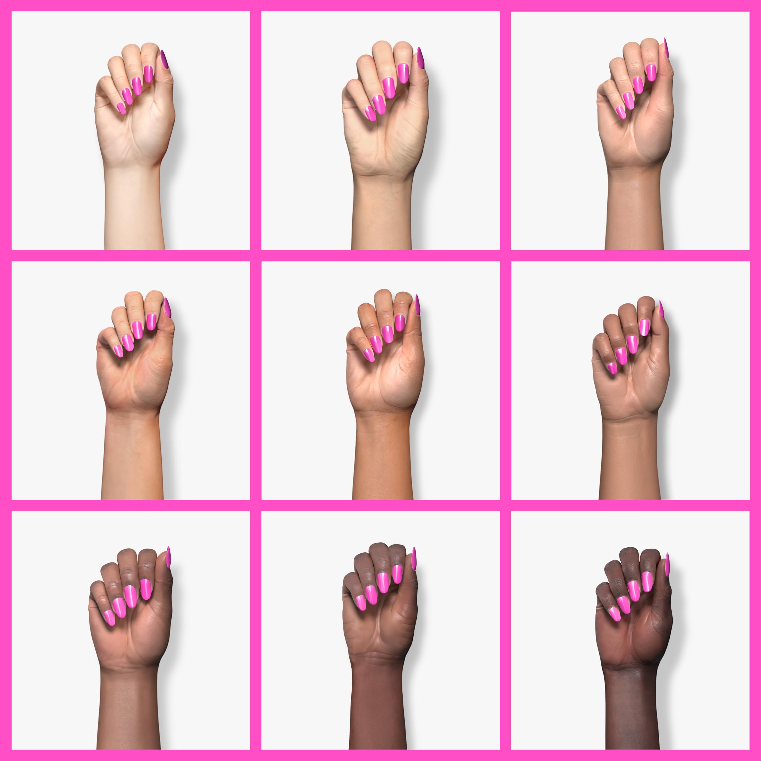 High-shine finish adds a glassy look to any shade.