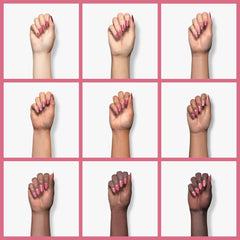Revlon Super Lustrous Iced Mauve close-up reveals glossy finish and chip-resistant formula.