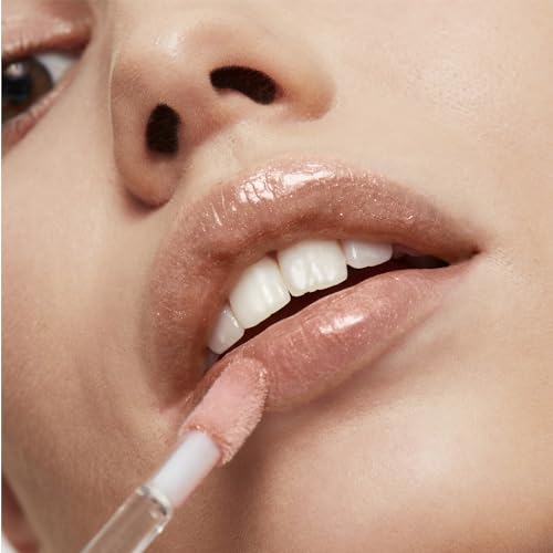 REVLON Rosy Future finish closeup highlights radiant, non-sticky texture.