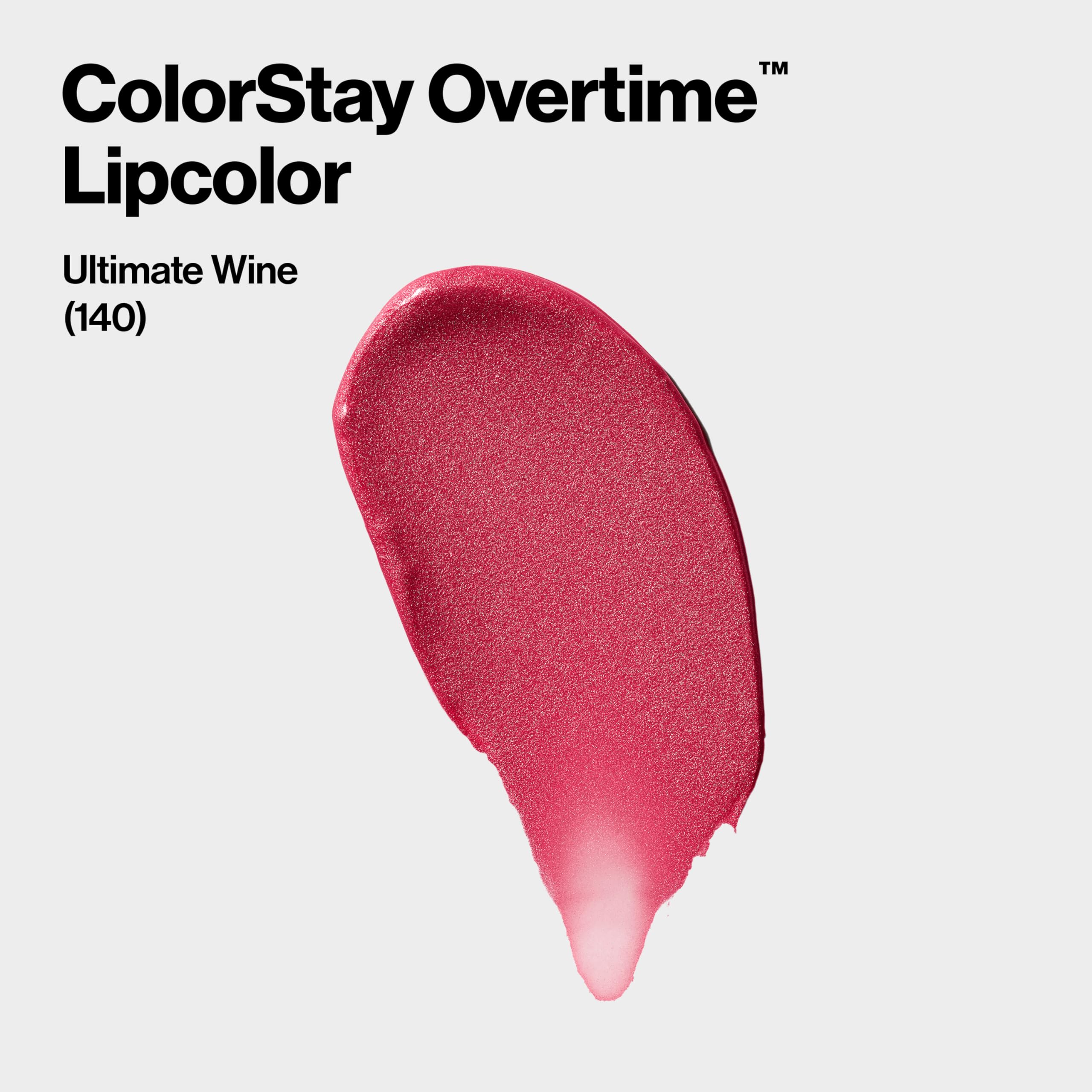 revlon tono ultimate wine labial muestra color intenso sin esfuerzo