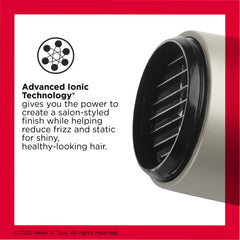 REVLON Turbo Hair Dryer ceramic coating delivers even heat for gentler drying.
