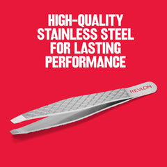 REVLON Ultimate Slant Tweezer hand-finished tip provides accurate control during tweezing.