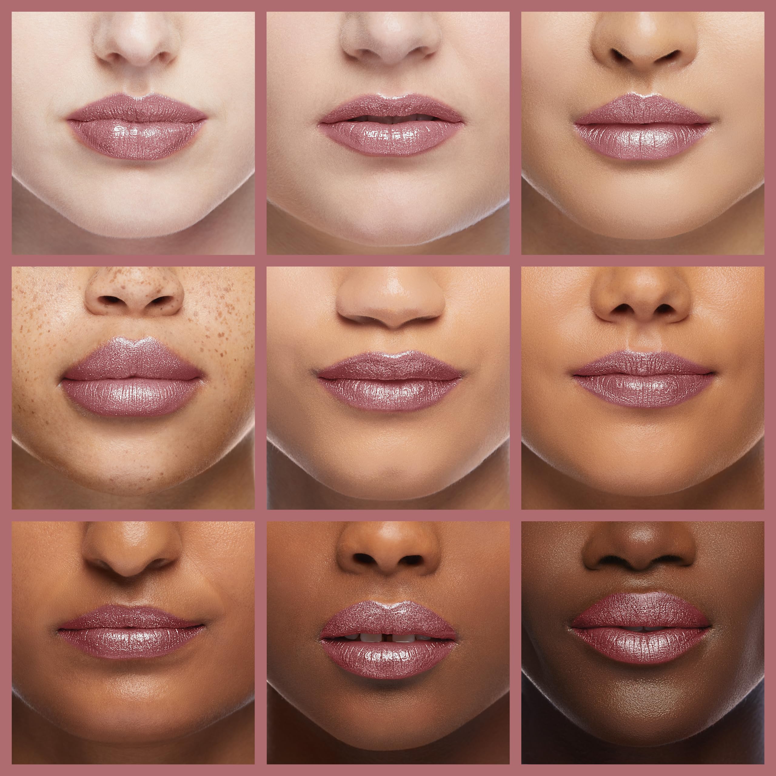 Revlon vitamin E, chamomile, and soy extract nourish lips during wear.