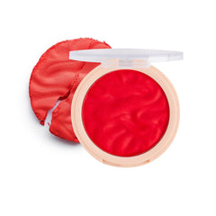 Revolution Beauty London blush en formato compacto para viaje, listo para retocar durante el día