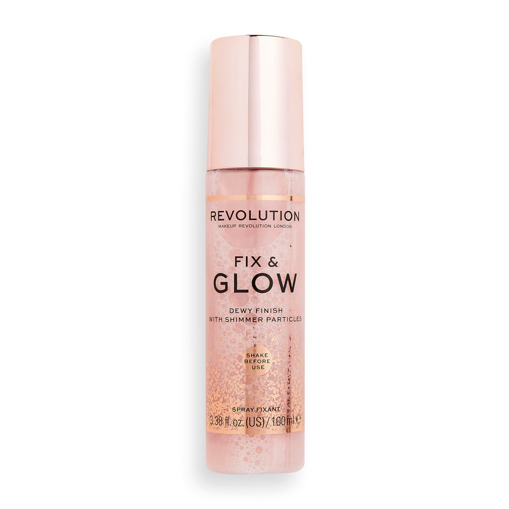 Fix & Glow spray: aplicación precisa sobre mejillas y zona T.
