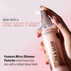 Fix & Glow spray refrescante para reactivar el look durante el día.