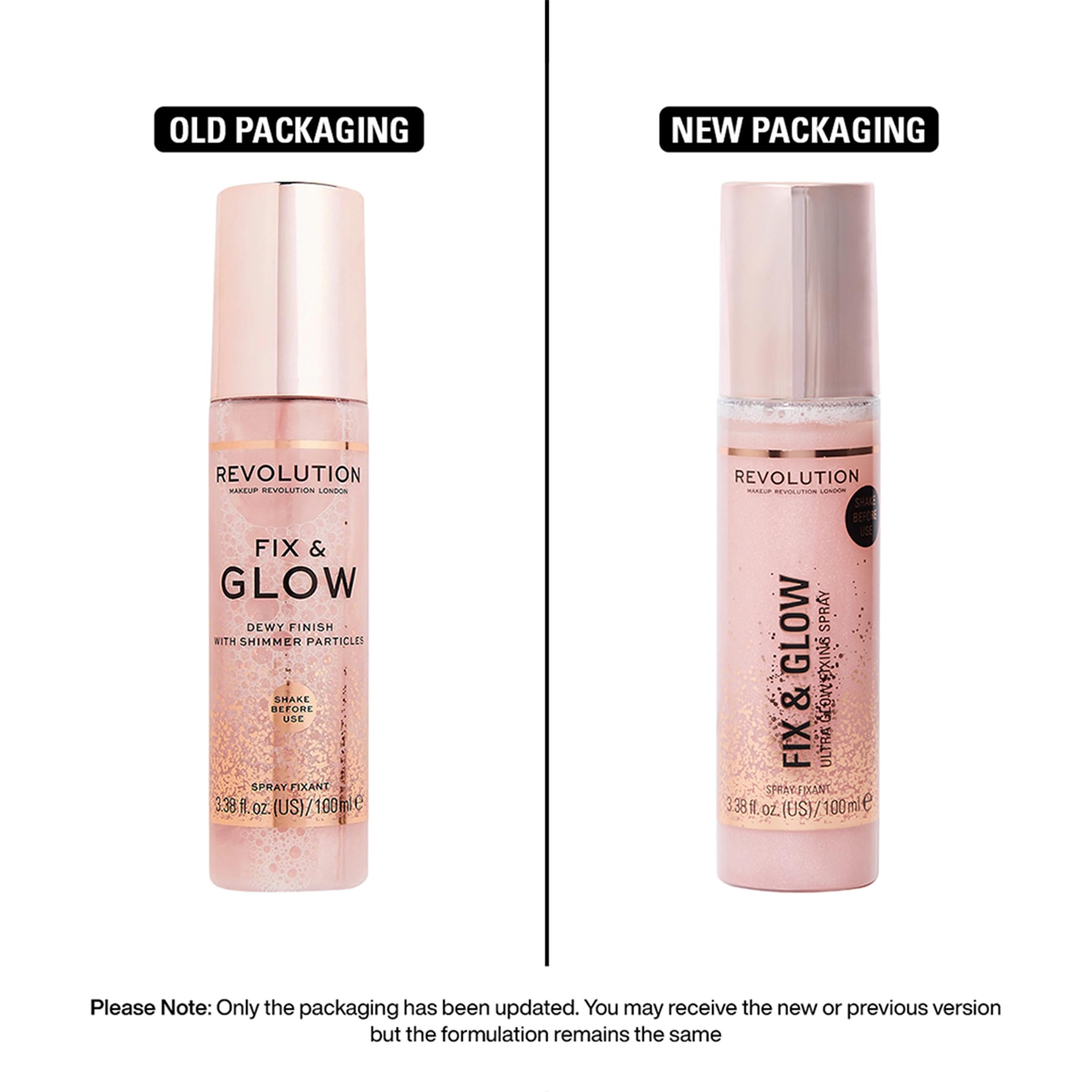 Con Fix & Glow se puede fijar maquillaje o refrescarlo durante el día.