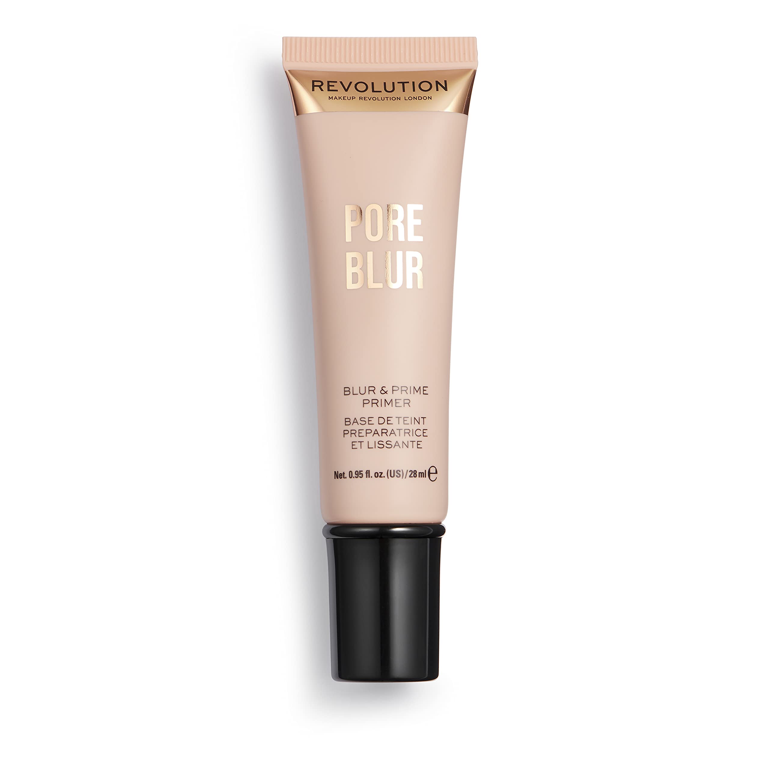 Revolution Beauty London pore blur primer application for a smoother base