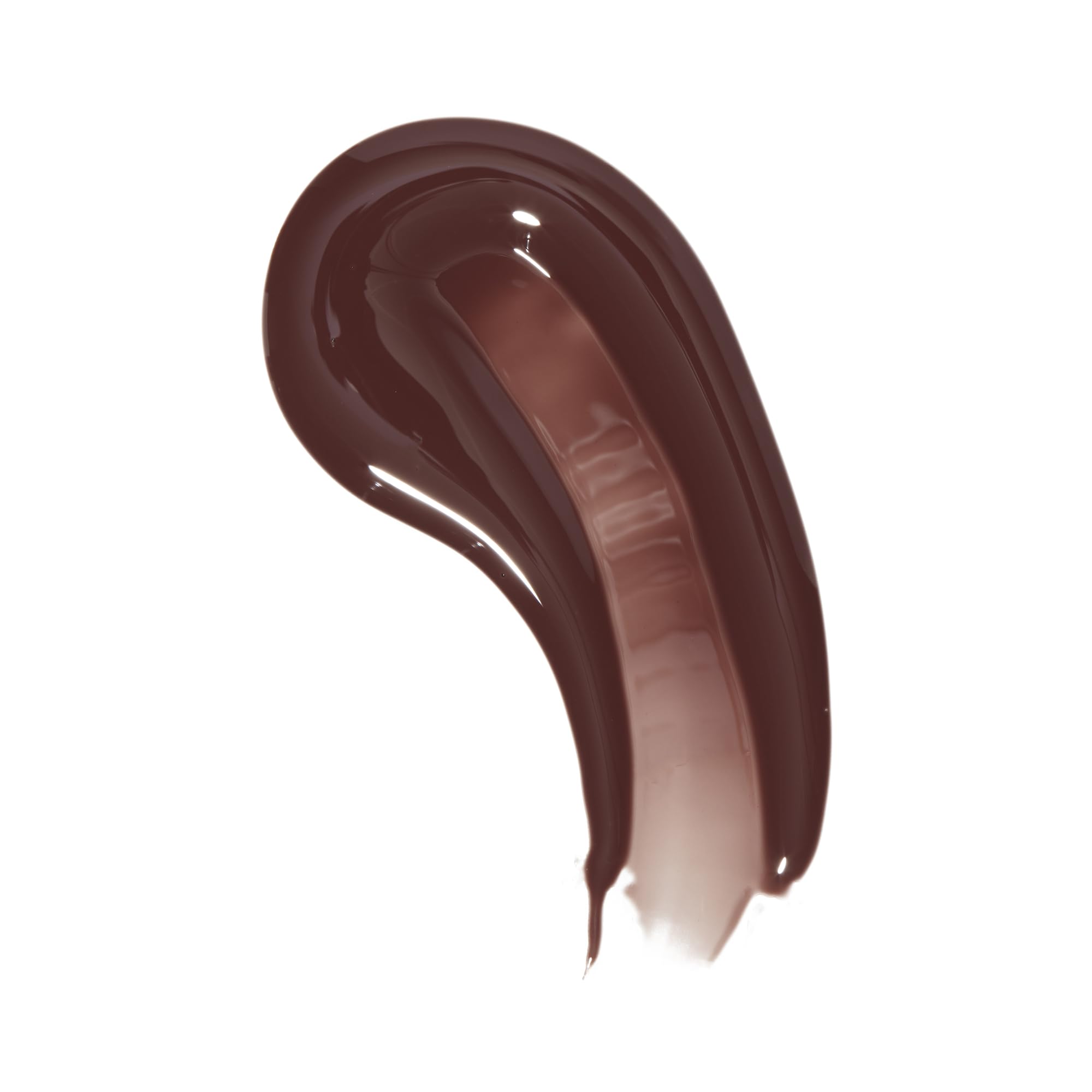 Revolution Beauty London Pout Bomb close-up shows buildable color and mirror shine.