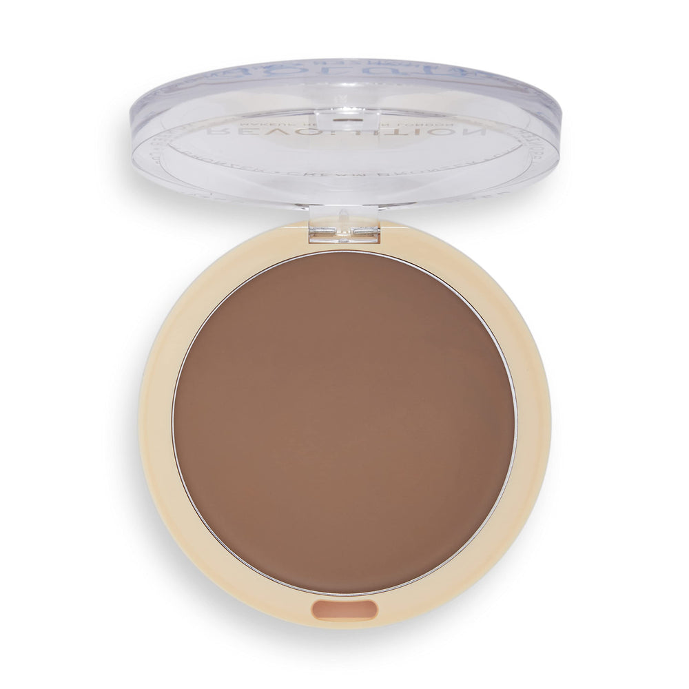 Revolution Beauty London Ultra Cream Bronzer compact for quick blendable contour
