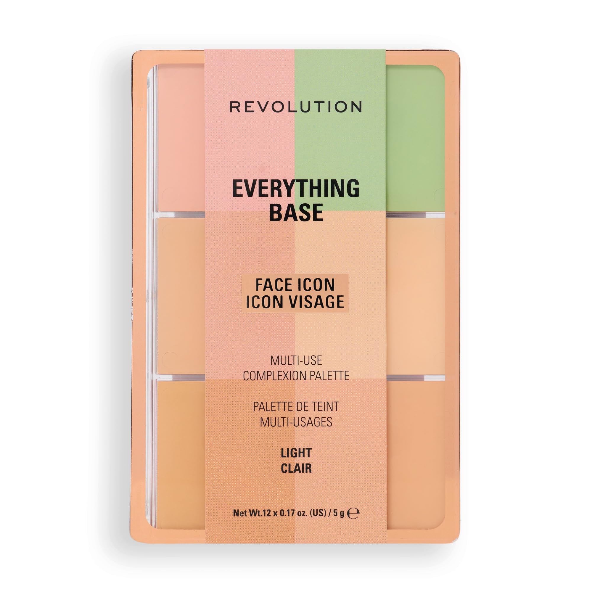 Revolution Beauty London Everything Base Icon Paleta base crema para un acabado radiante y uniforme