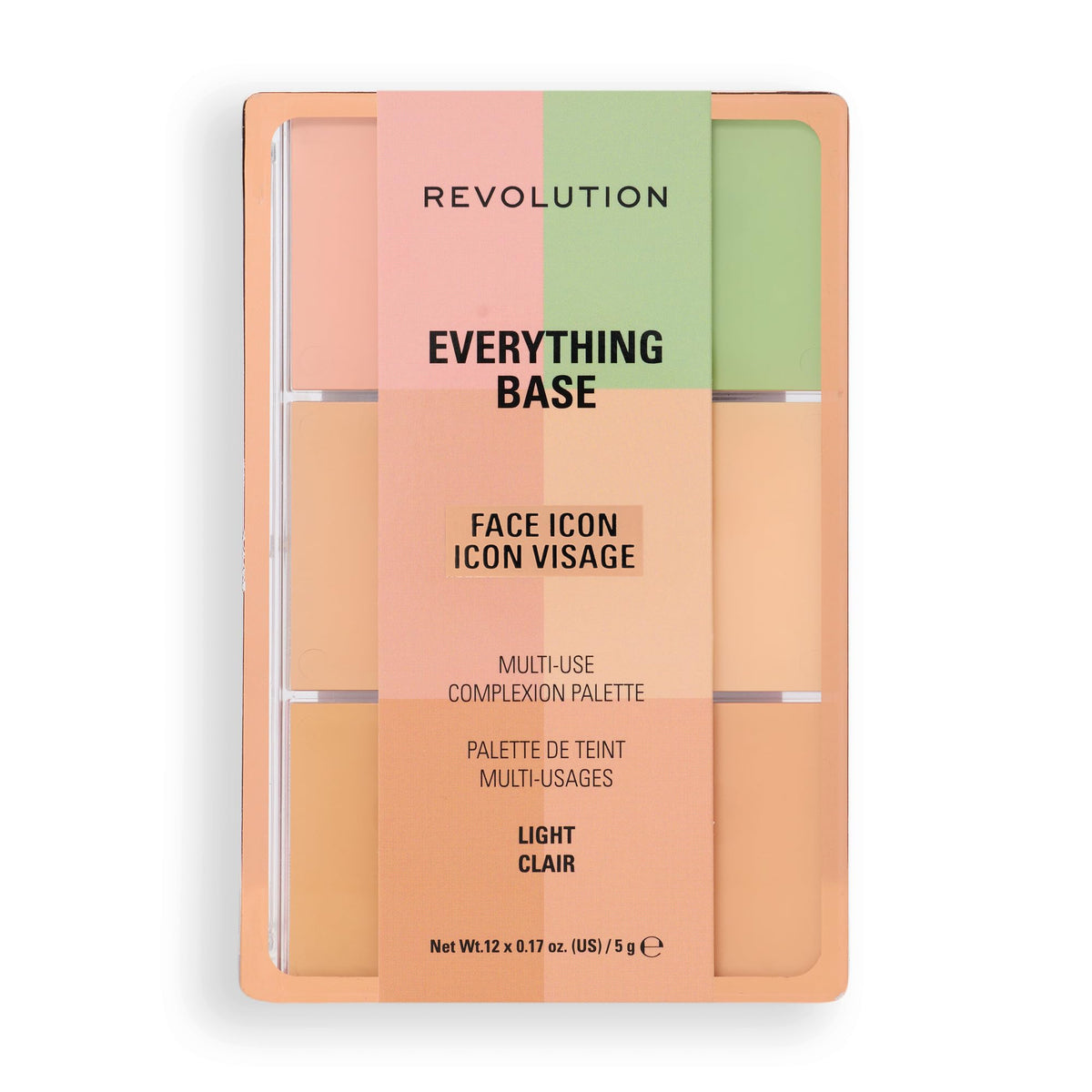 Revolution Beauty London Everything Base Icon Paleta base crema para un acabado radiante y uniforme