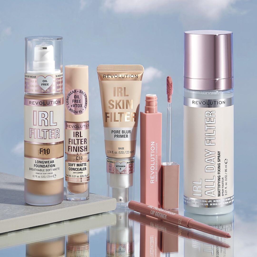 Revolution IRL Filter Finish Concealer 16-hour wear formula